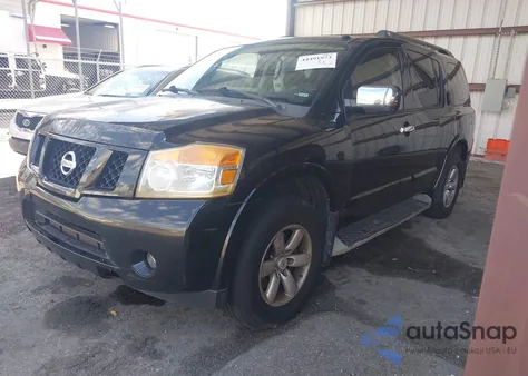 2011 Nissan Armada Sv z USA, uszkodzony, nr VIN 5N1AA0NC2BN619141